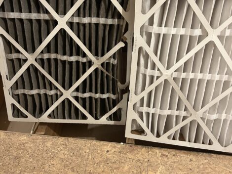 Before and After Filter Change